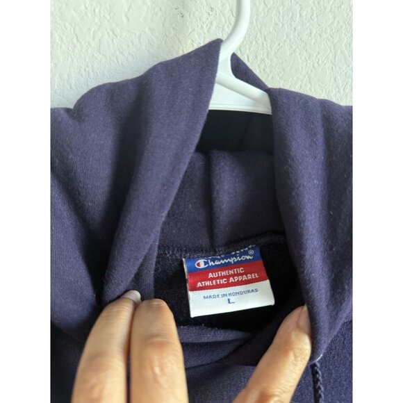 Champion Tarleton State University Purple Crewneck Hoodie Sweater Size L Unisex - Picture 4 of 10